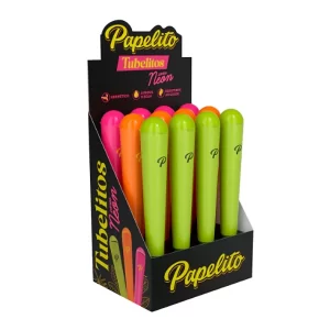 Tubete Papelito Neon